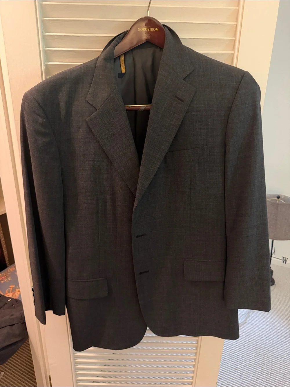Brooks Brothers Charcoal Gray Two-Button Suit Jacket